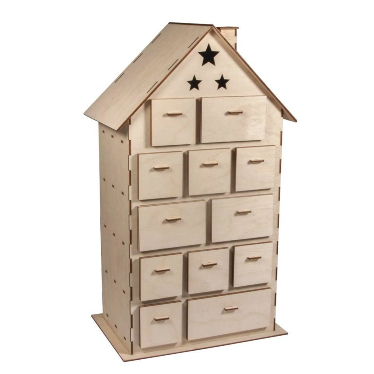 Kit calendrier de l'Avent maison en bois à faire soi-même