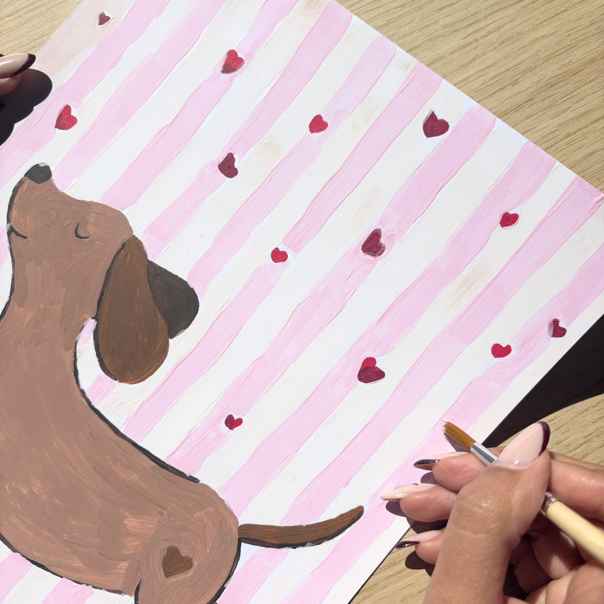 Peinture au numéro - Chien Teckel