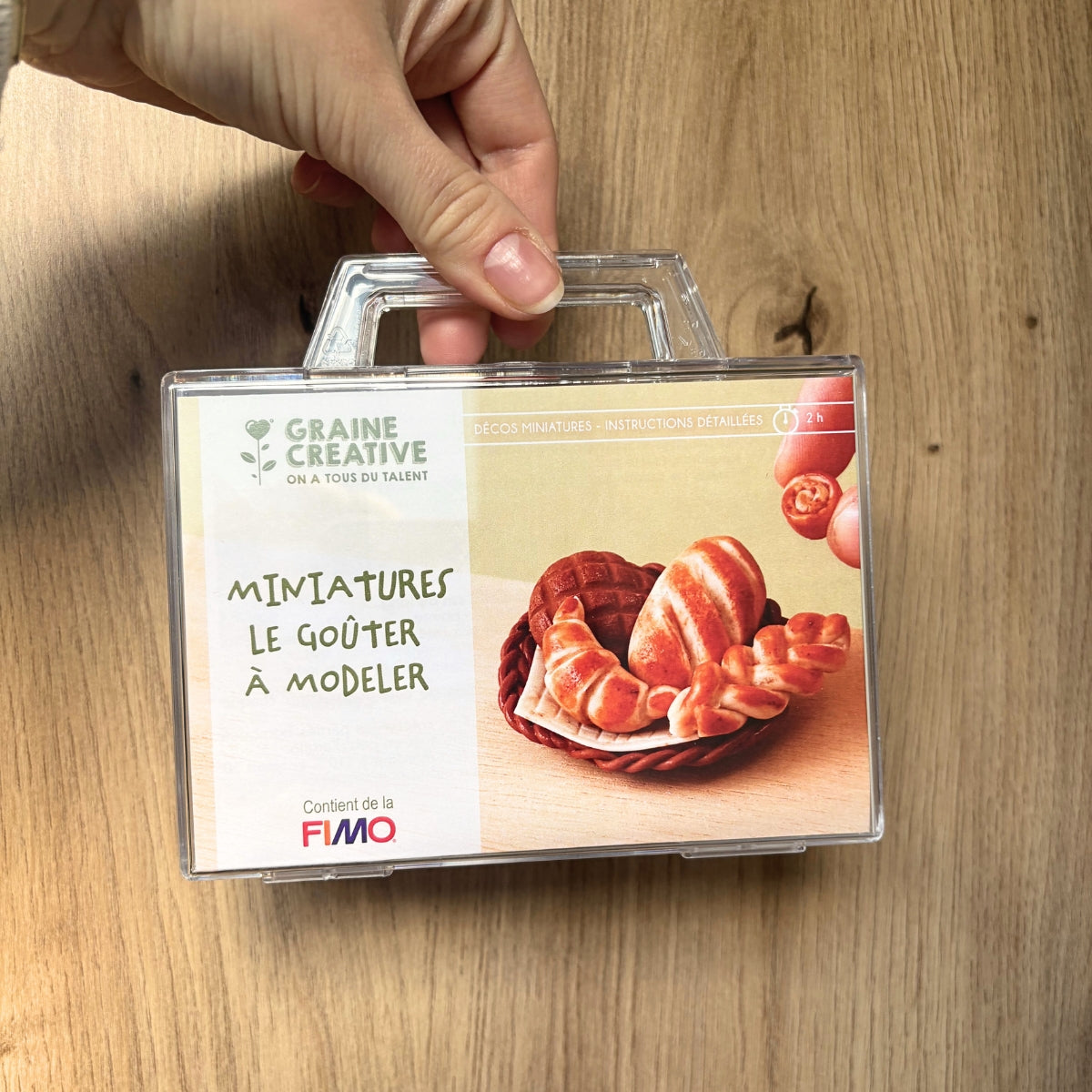 Kit FIMO miniatures - le goûter miniature à modeler