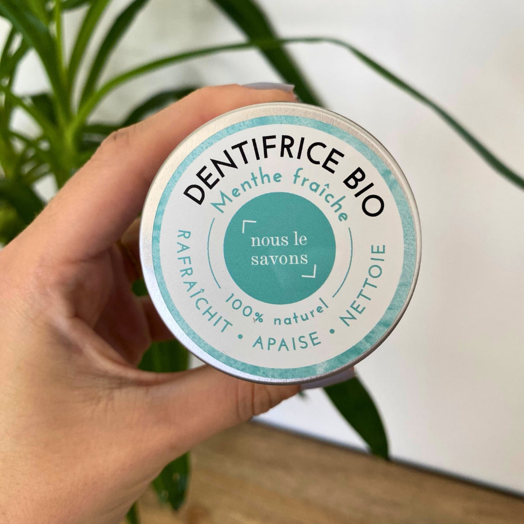 Dentifrice naturel & bio - Menthe Fraîche