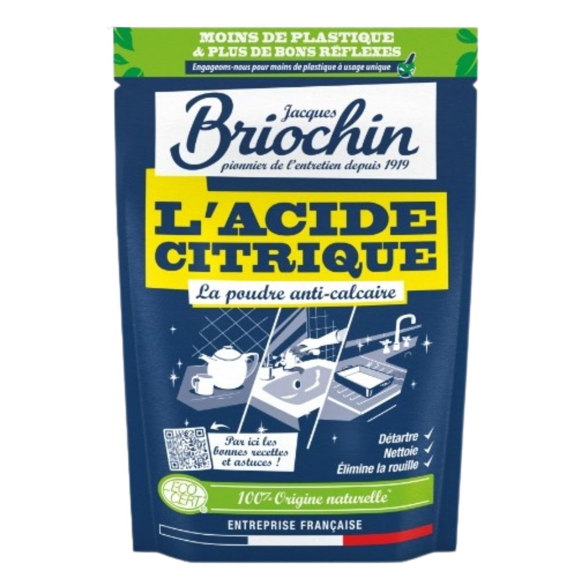 Acide citrique 450G - JACQUES BRIOCHIN