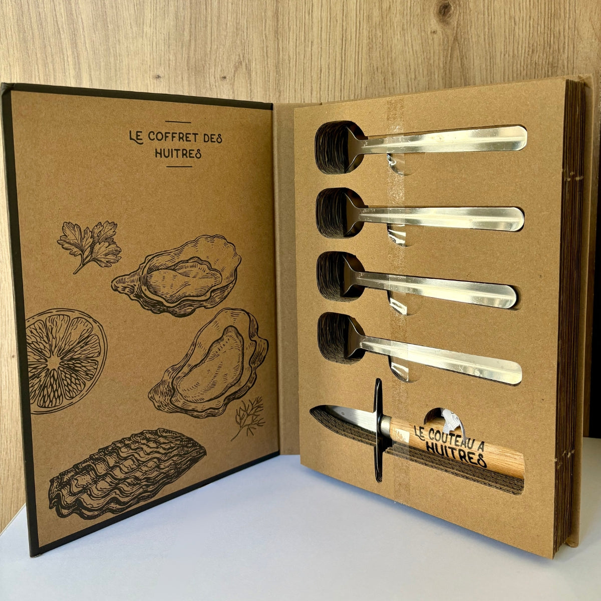Coffret d’ustensiles huitres