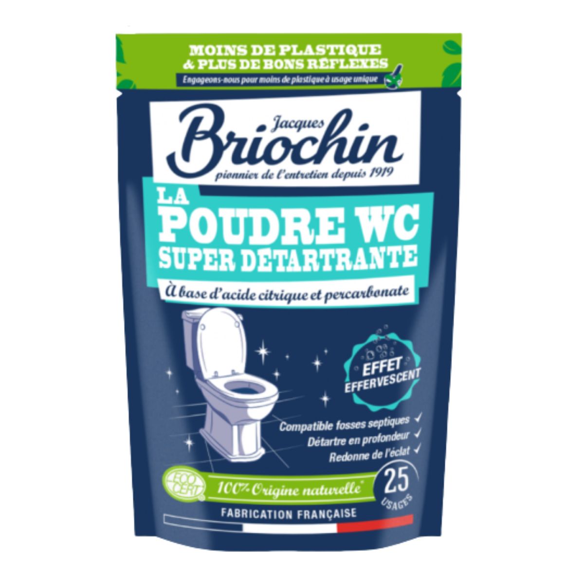 Poudre WC super détartrante 500g - JACQUES BRIOCHIN