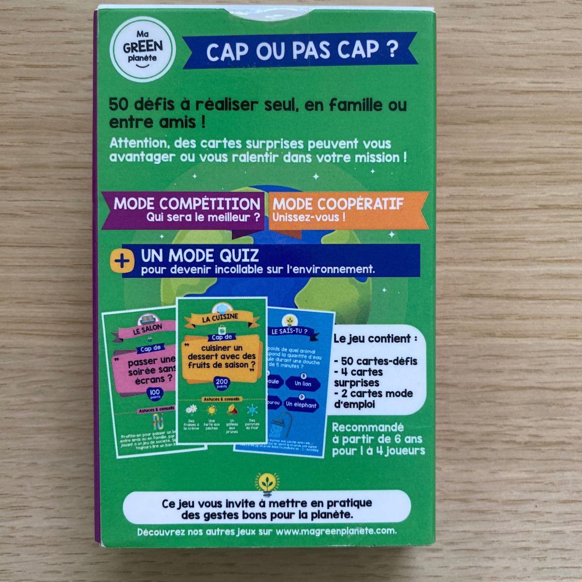 CAP ou PAS CAP : Protéger la planète