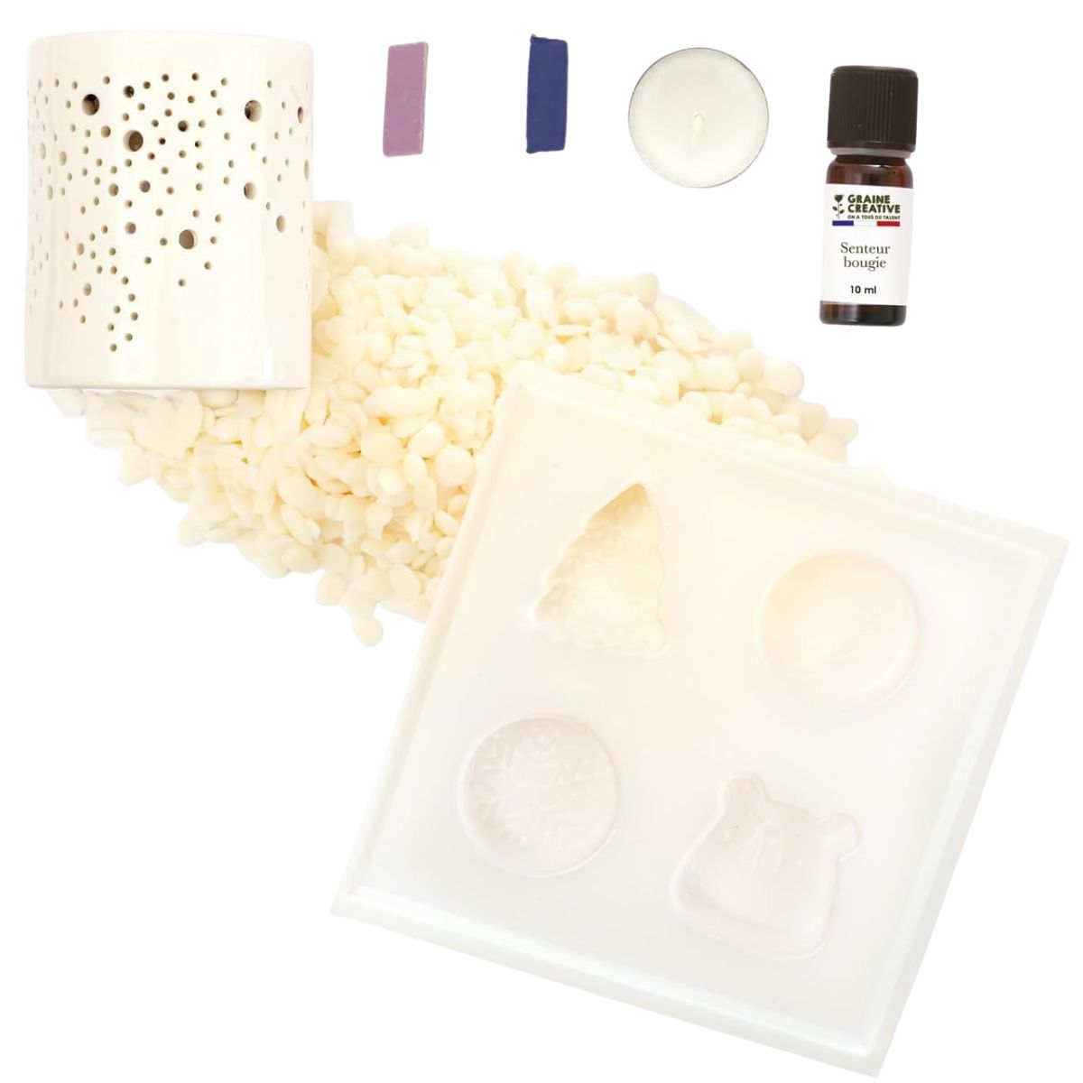 KIT DIY - Atelier fondants à bougie hiver