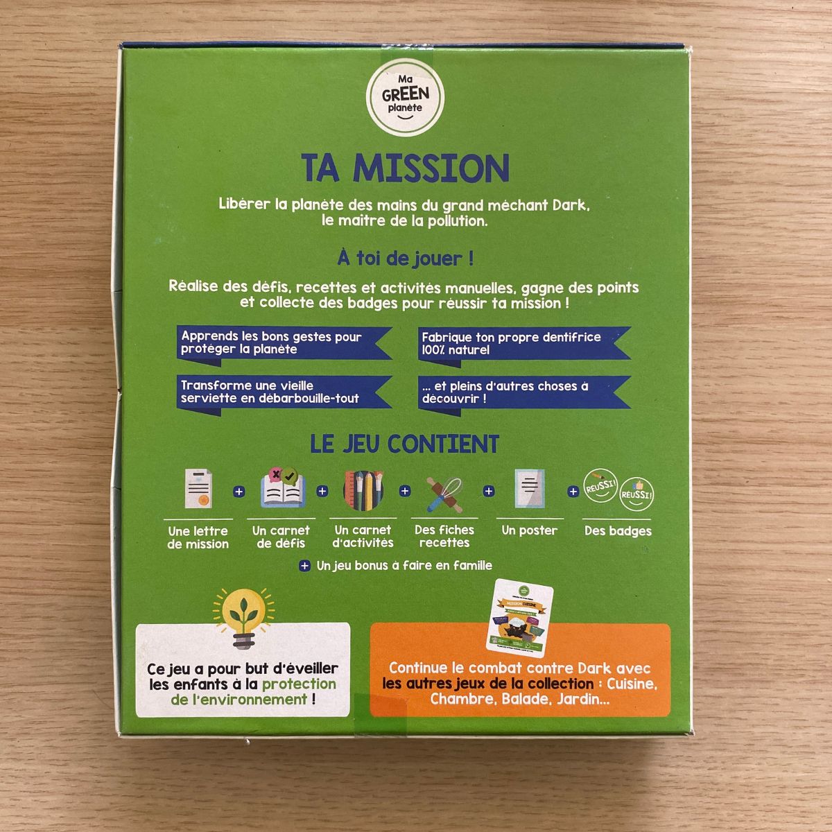 Jeu éducatif ma green maison : mission salle de bain