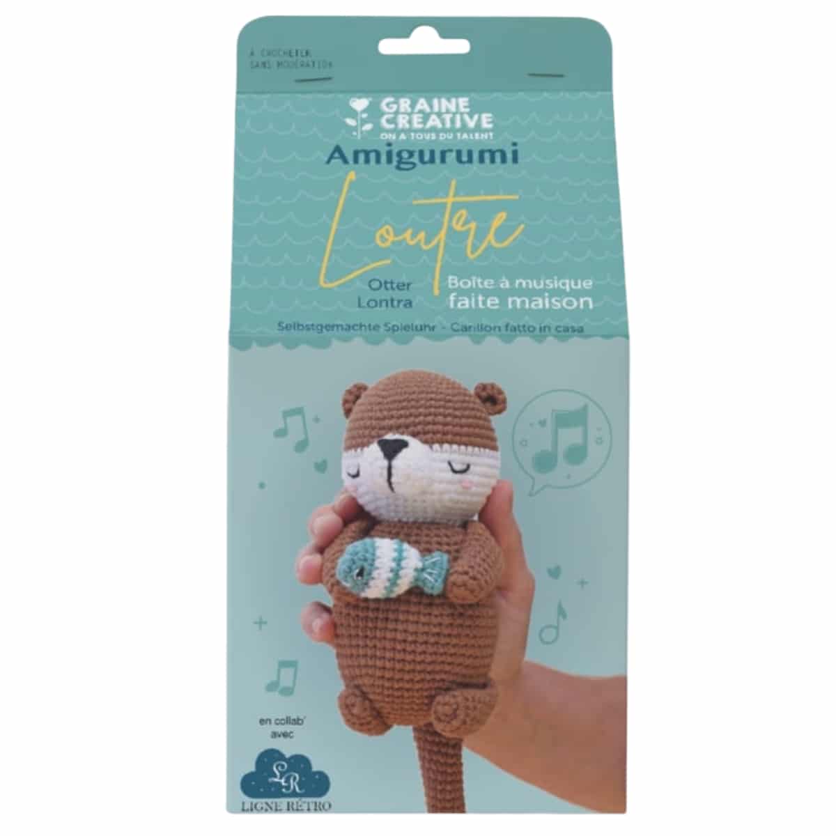 Kit Amigurumi - Loutre musicale