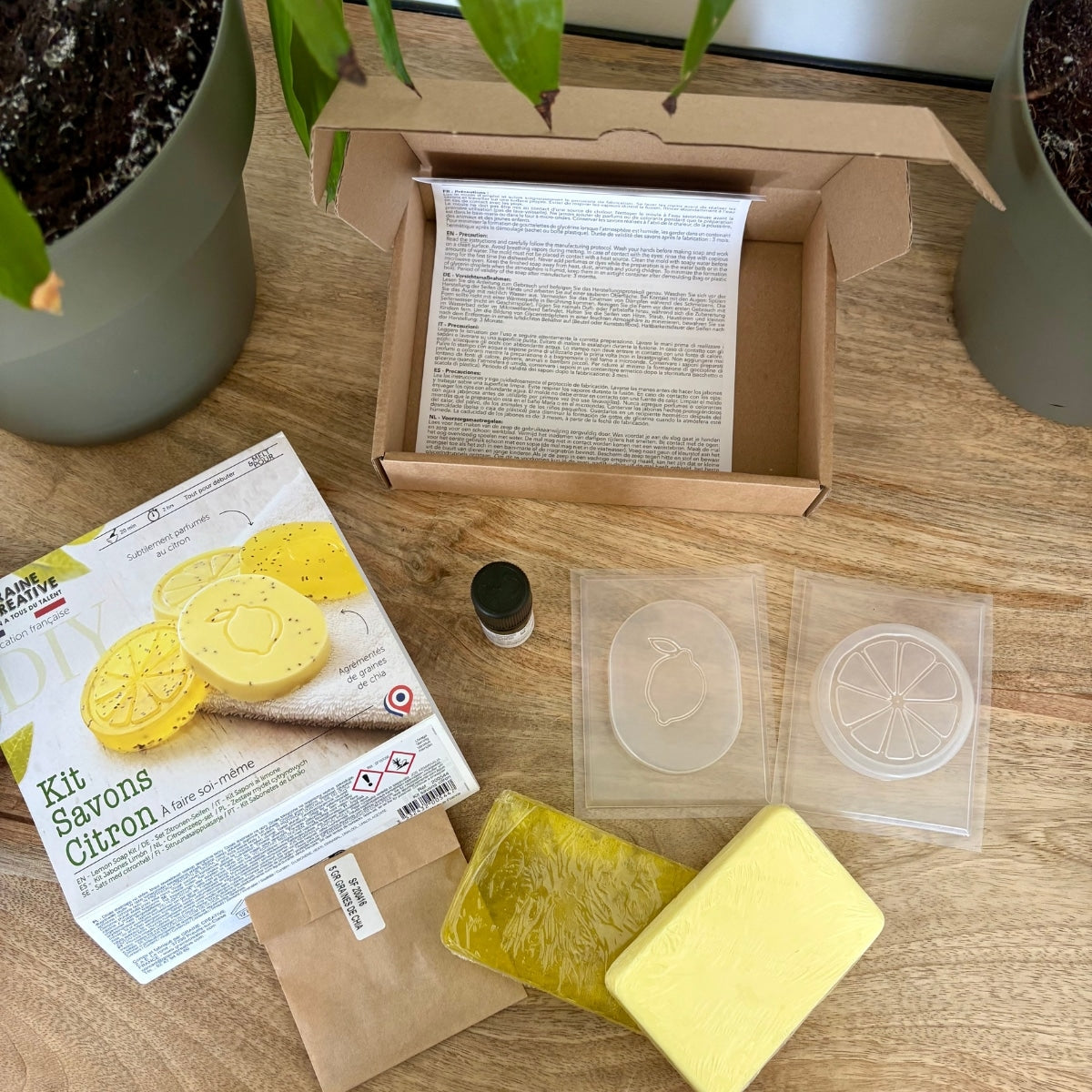 KIT DIY : Coffret savons citron