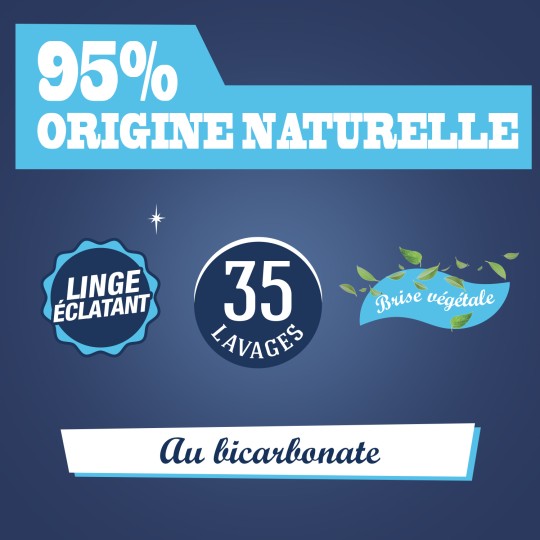 Recharge Lessive Liquide au Bicarbonate – 1,6 L BRIOCHIN