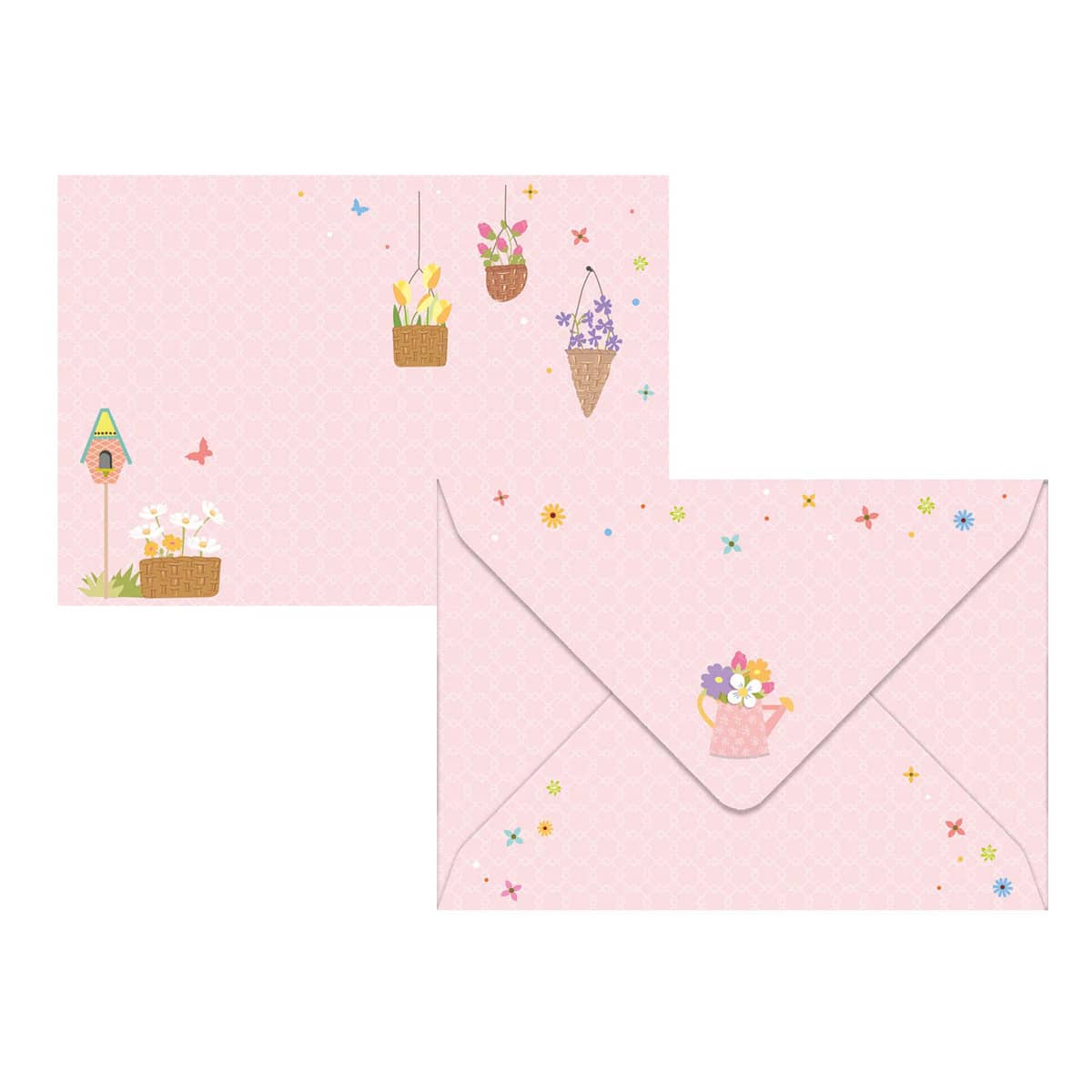 Kit pour 2 cartes 3D - motif printemps