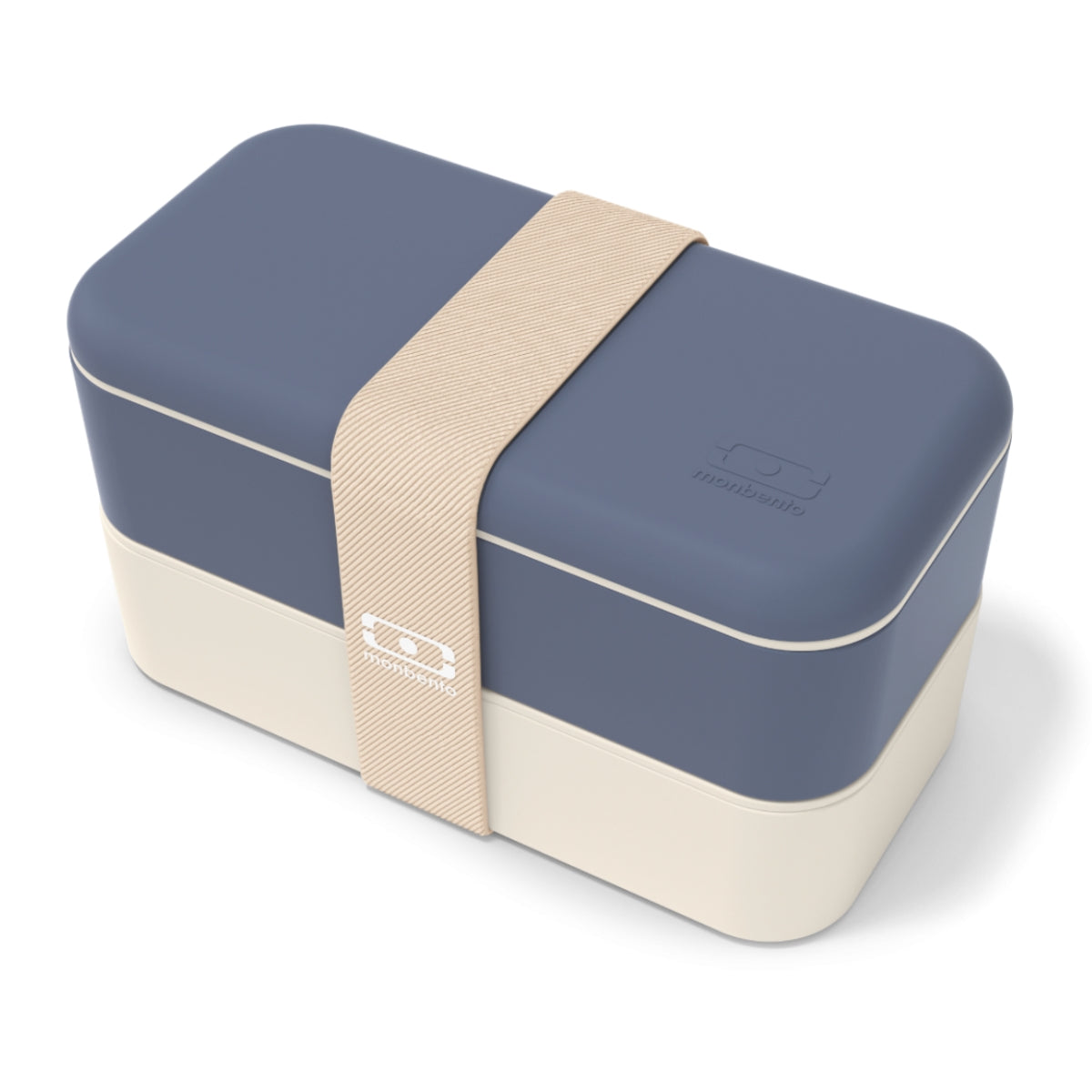 Monbento | Boite déjeuner Bento originale - Bleu et crème