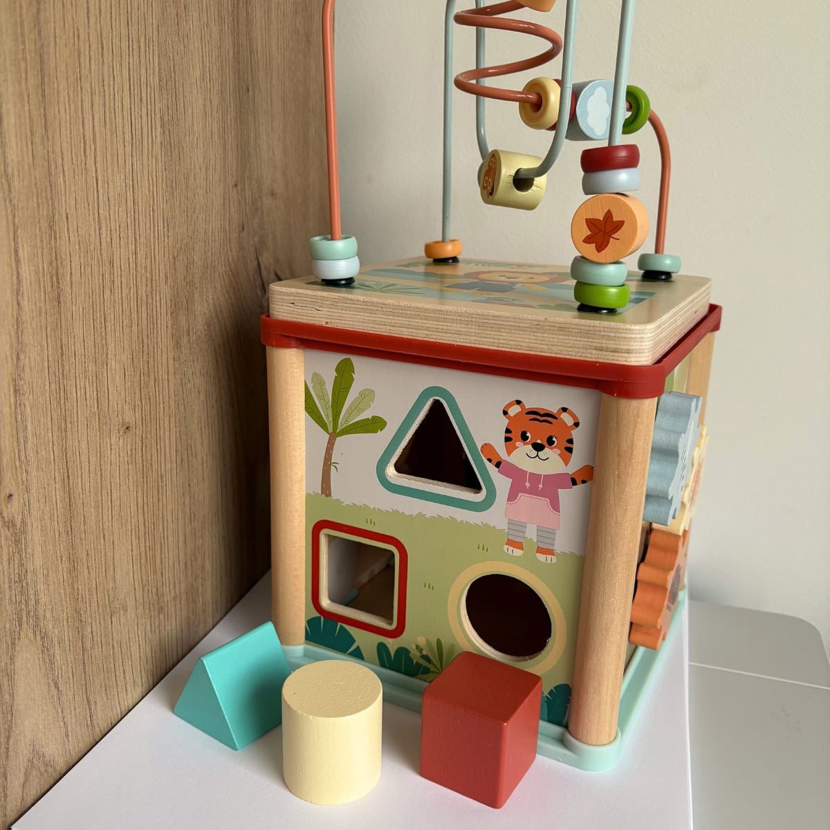 Cube de motricité « Jungle Friends » en bois