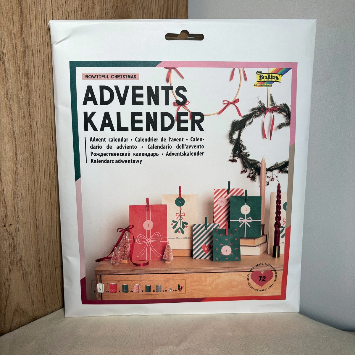 Kit pour faire son propre calendrier de l’Avent - BOWTIFUL CHRISTMAS