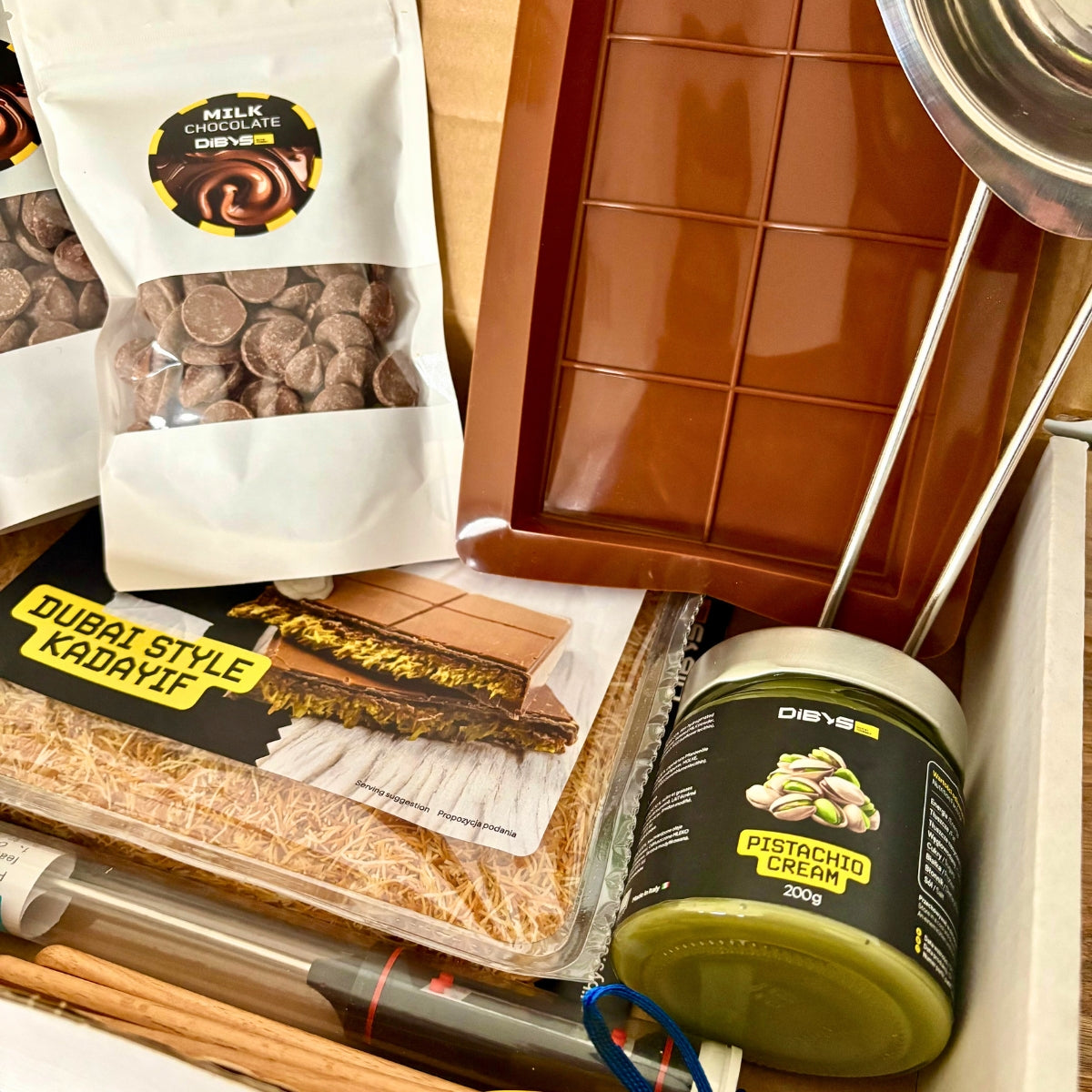Coffret DIY tablette chocolat dubai