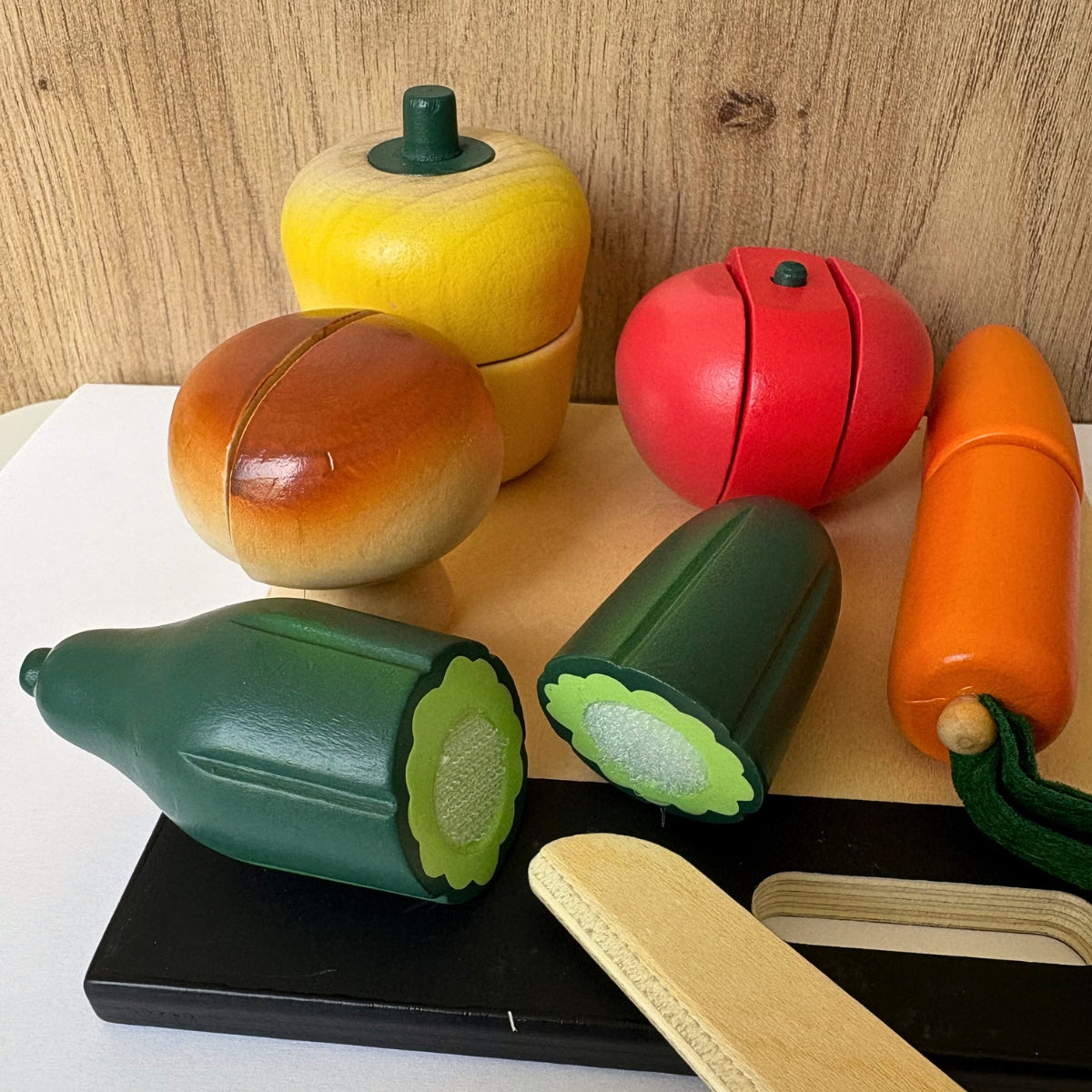 Set de fruits et légumes à découper