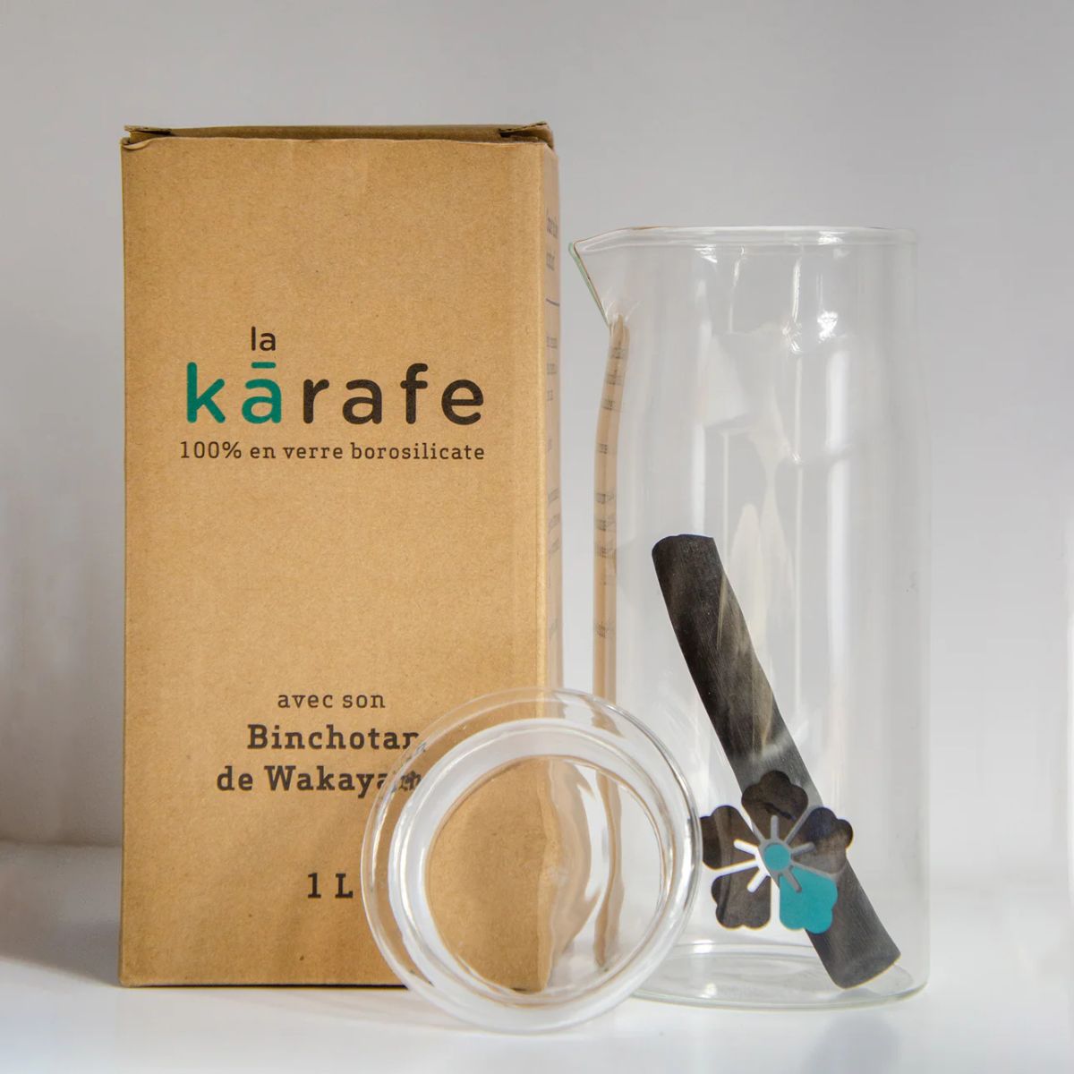 Carafe 1L + Binchotan