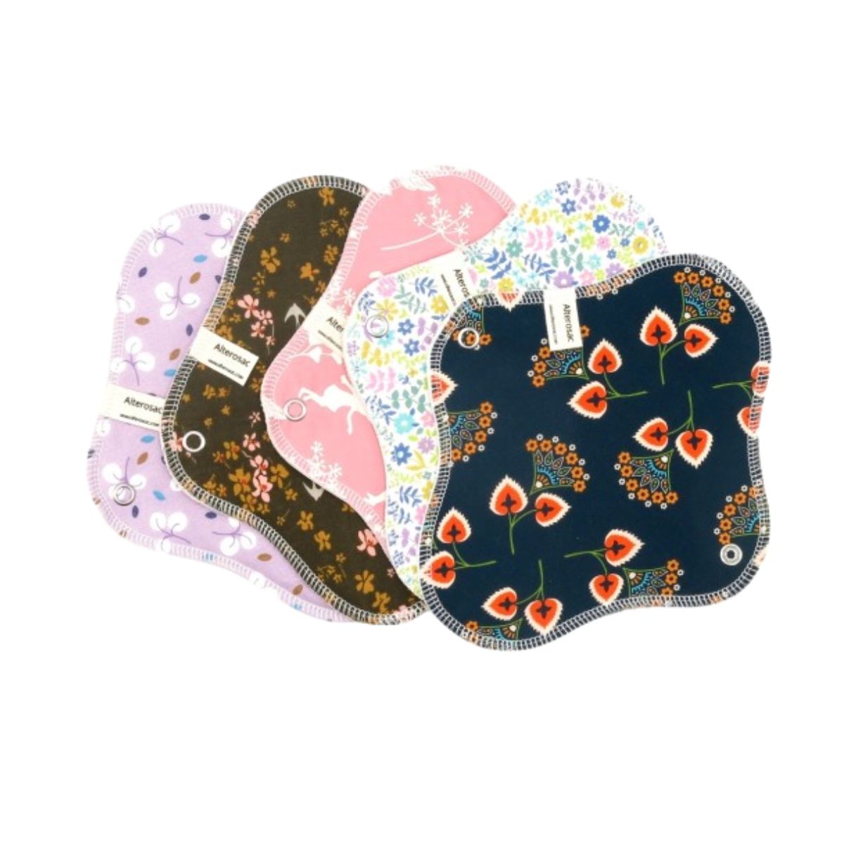Serviette hygiénique lavable - Flux moyen