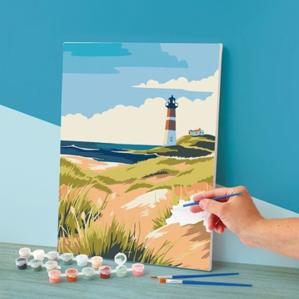 Peinture par numéros 30x40 cm - Phare breton