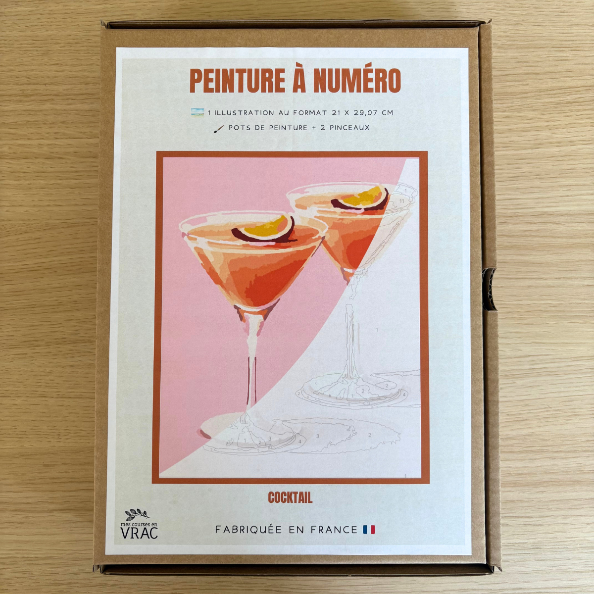Peinture au numéro - Cocktail au bar