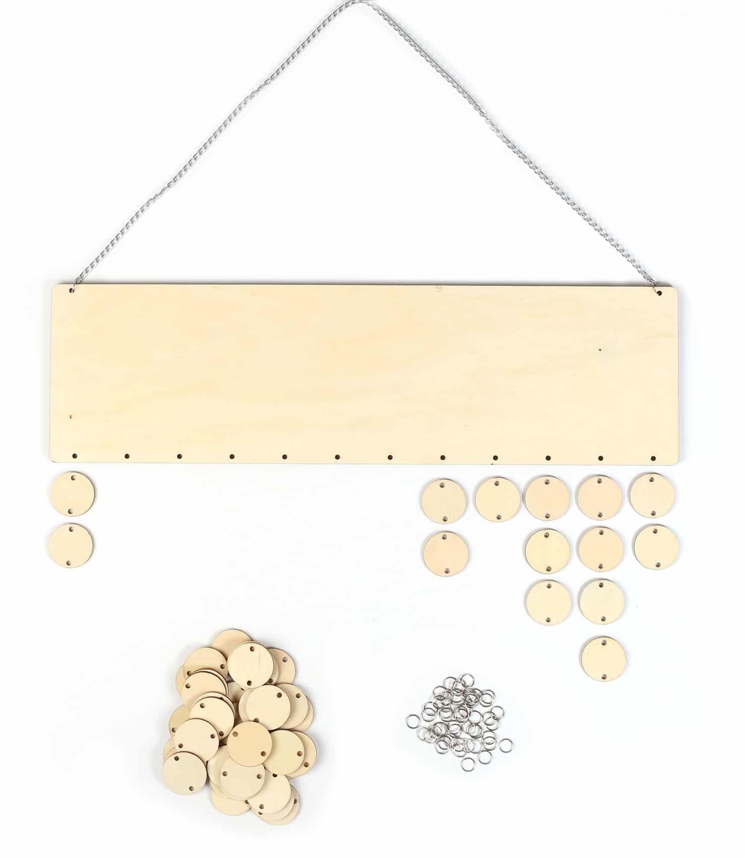 DIY - Calendrier anniversaires en bois