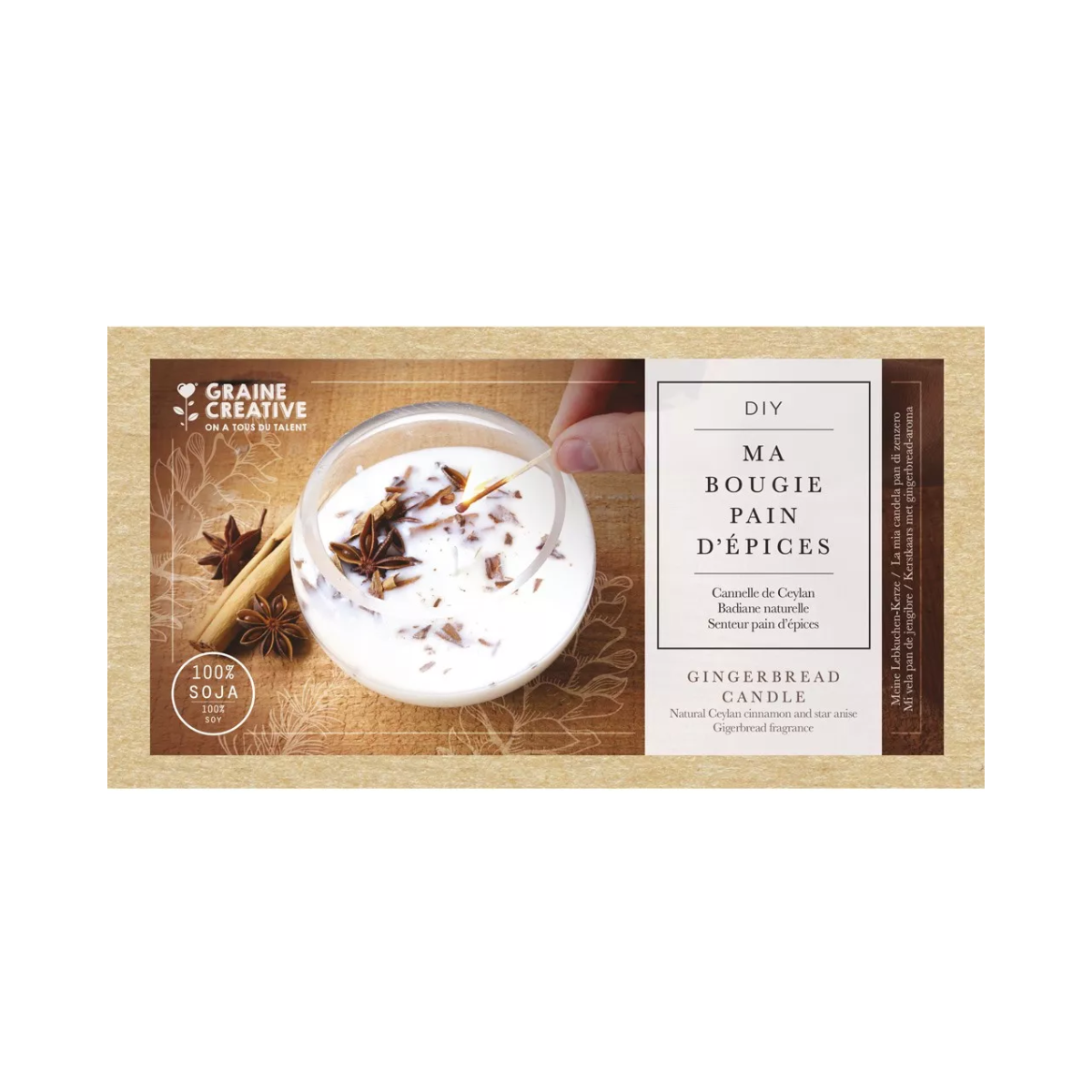 Coffret diy bougie aux épices