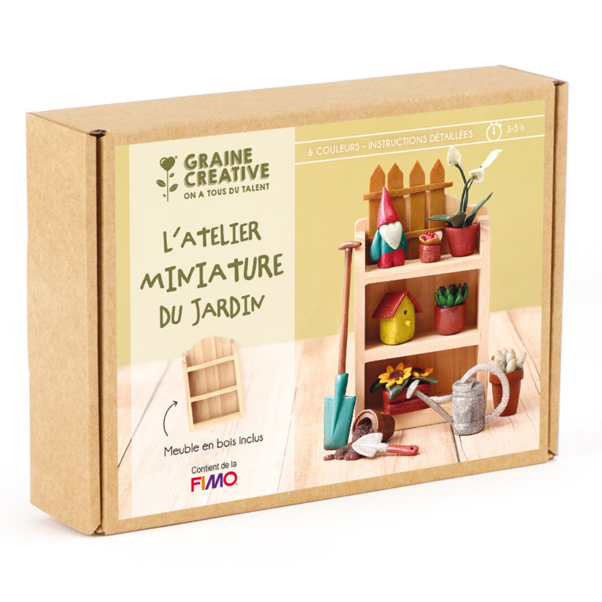 Kit créatif FIMO – L’Atelier Miniature du Jardin