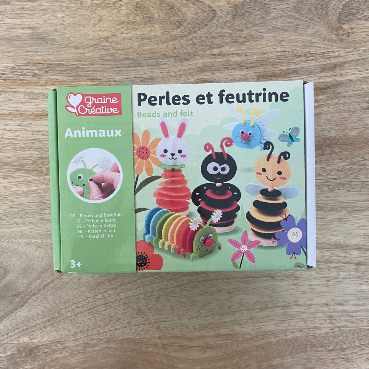 Kit insectes perles et feutrine