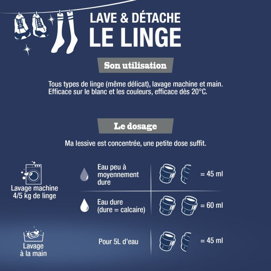 Recharge Lessive Liquide au Bicarbonate – 1,6 L BRIOCHIN