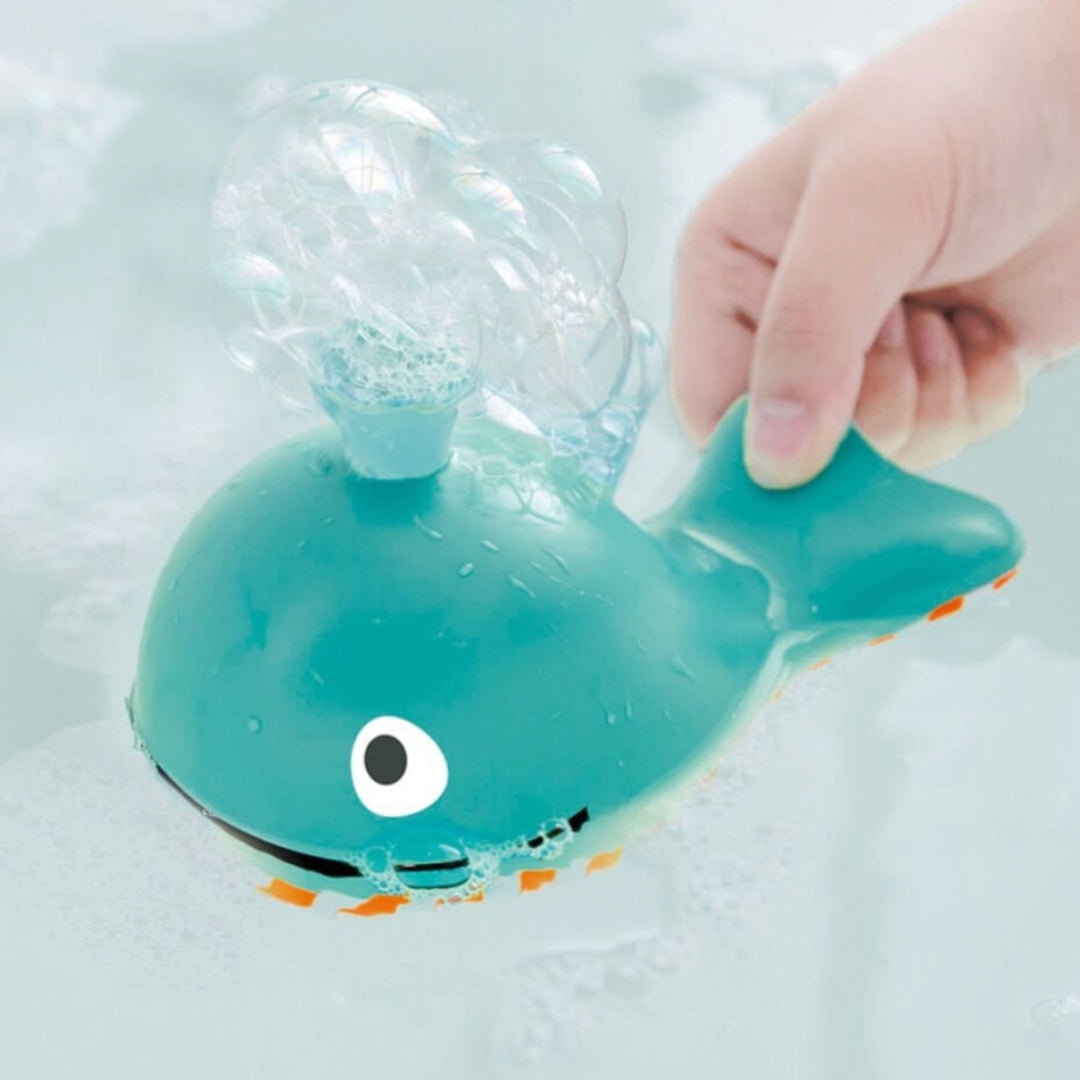 Baleine à bulles pour le bain