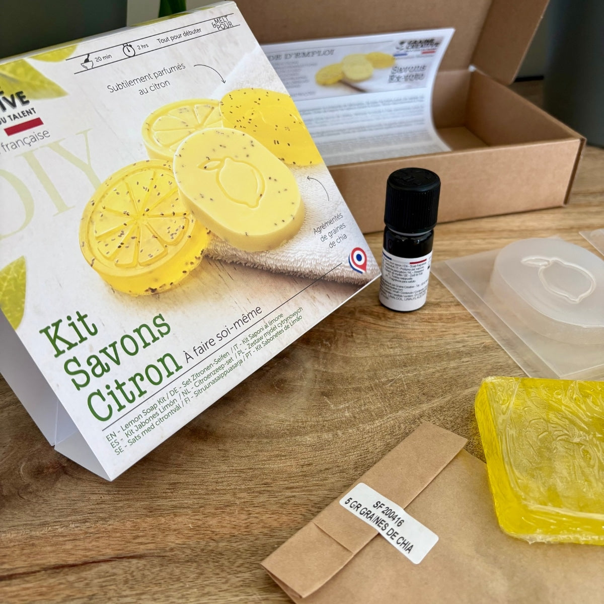 KIT DIY : Coffret savons citron
