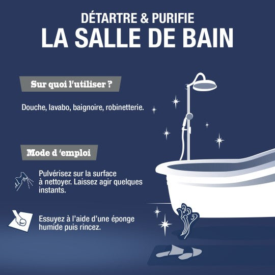 Recharge Nettoyant Salle de Bain 3-en-1 Parfum Floral – 750 ml BRIOCHIN