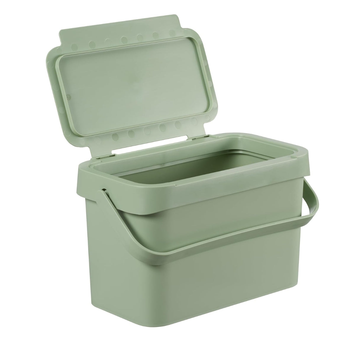 Seau à compost et déchets alimentaires 5 L - vert
