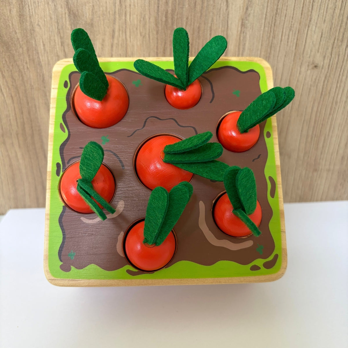 Jeu de carottes à piquer