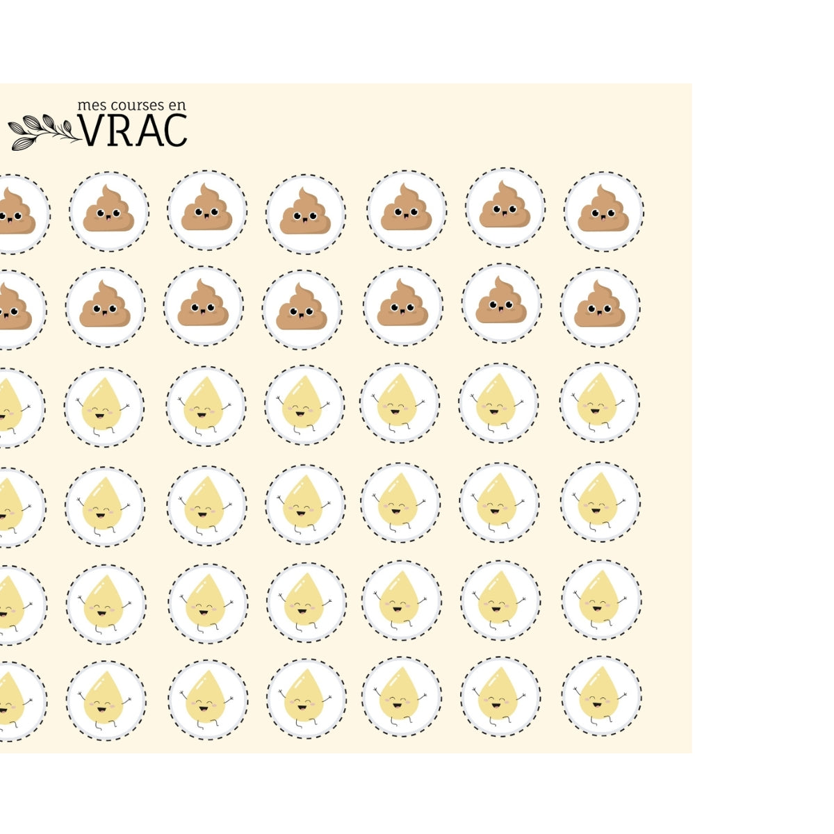 Tableau d’apprentissage & récompense propreté