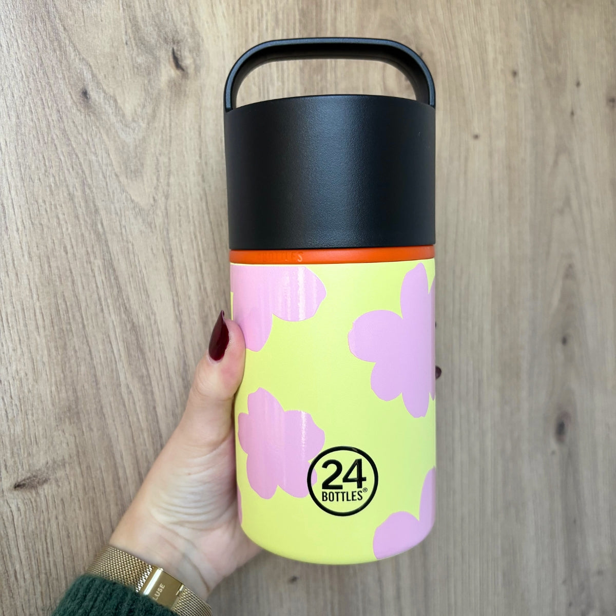 Mug isotherme avec poignée Daydreaming Yellow 480 ml - 24 BOTTLES