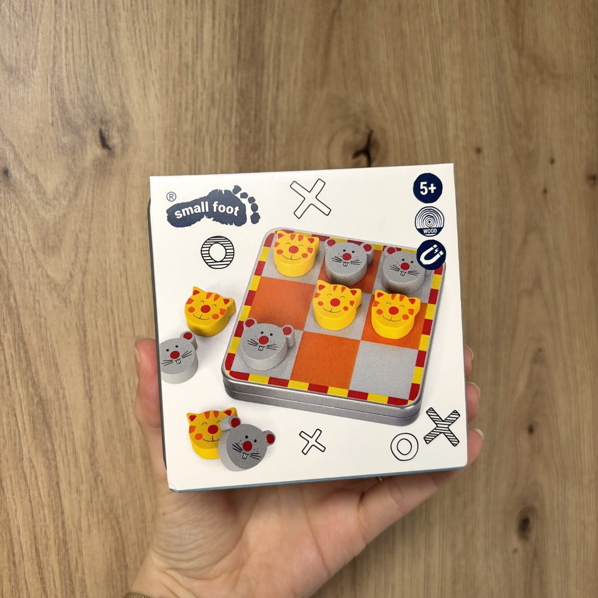 Jeu de voyage magnétique morpion chats et souris