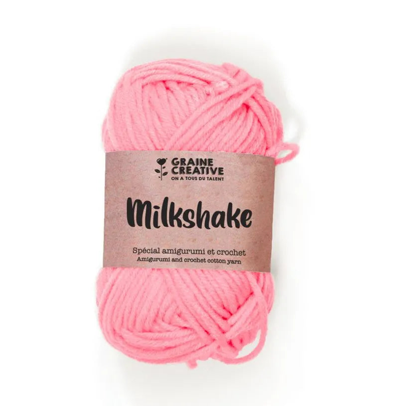 Fil de coton rose – Spécial crochet amigurumi 27 g / 55 m