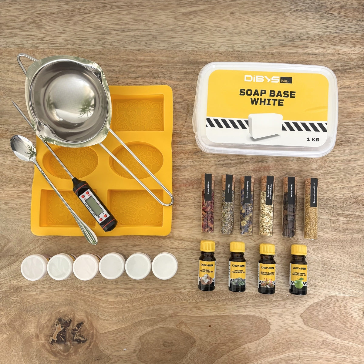 Kit savon : Je fabrique mes savons à la maison - blanc