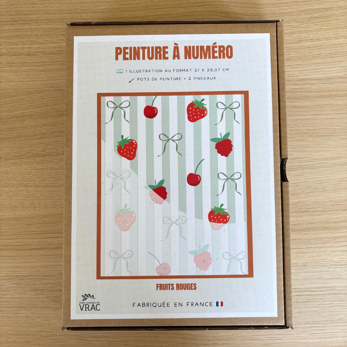 Peinture au numéro - Fruits rouges