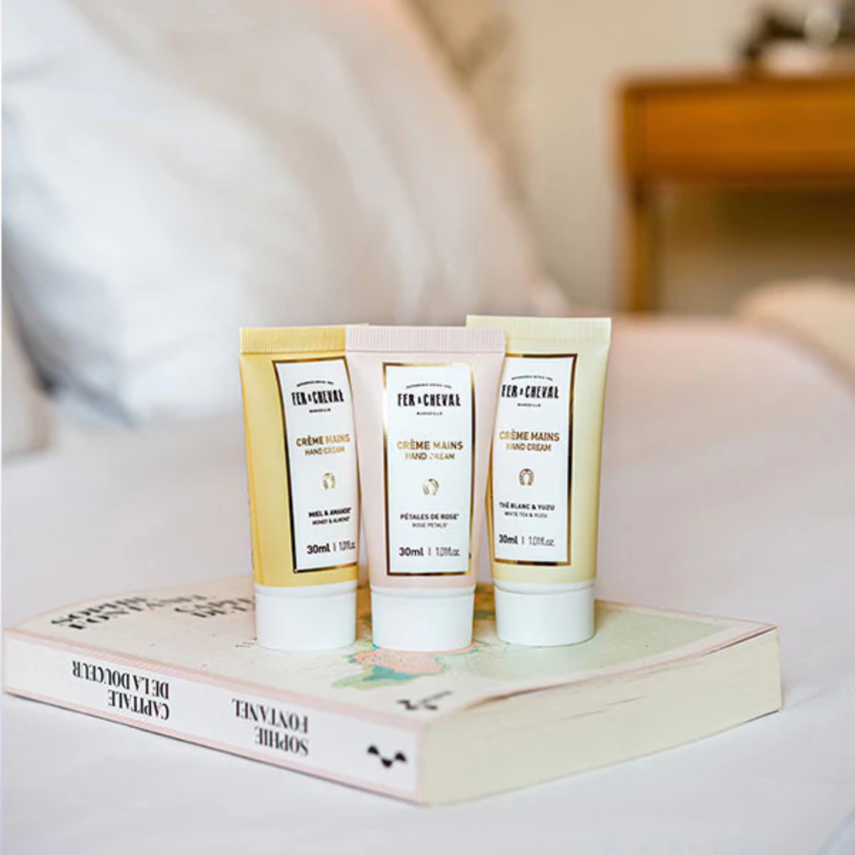 Coffret trio crèmes mains parfumées - Fer à cheval