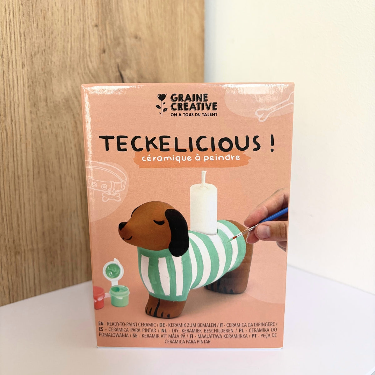 Céramique à peindre - Teckel