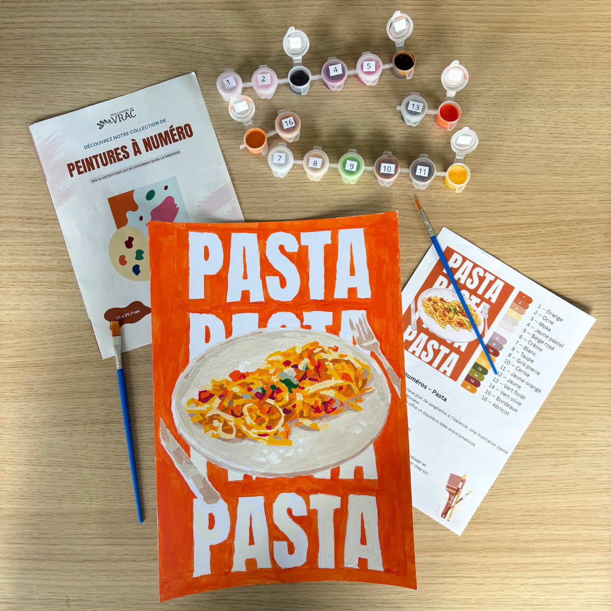 Peinture au numéro - Pasta