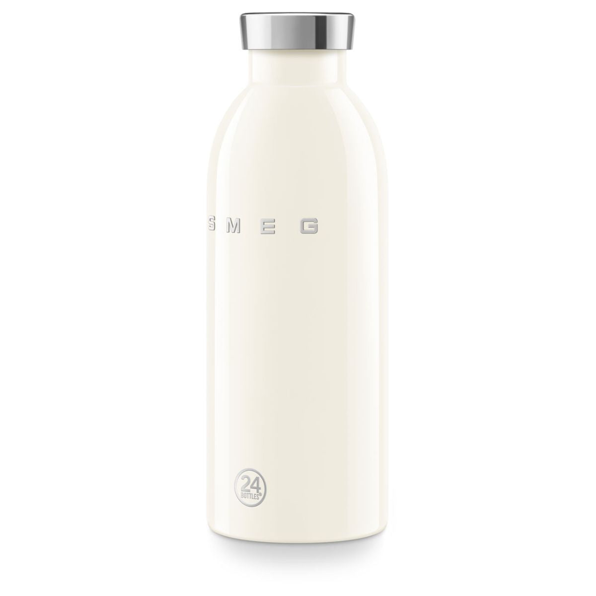 Bouteille isotherme inox crème 0,5L