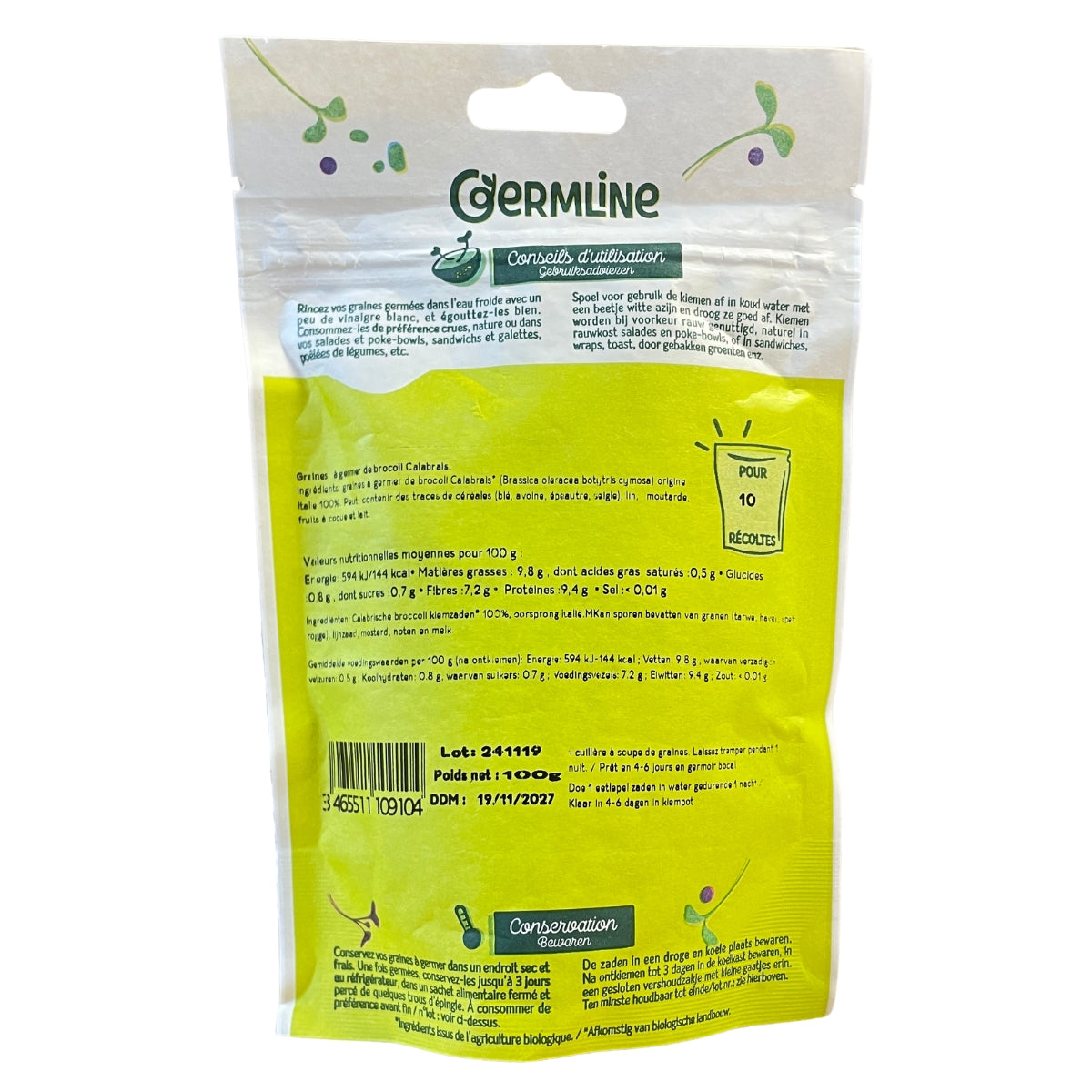Graine à Germer - Brocoli Calabrais