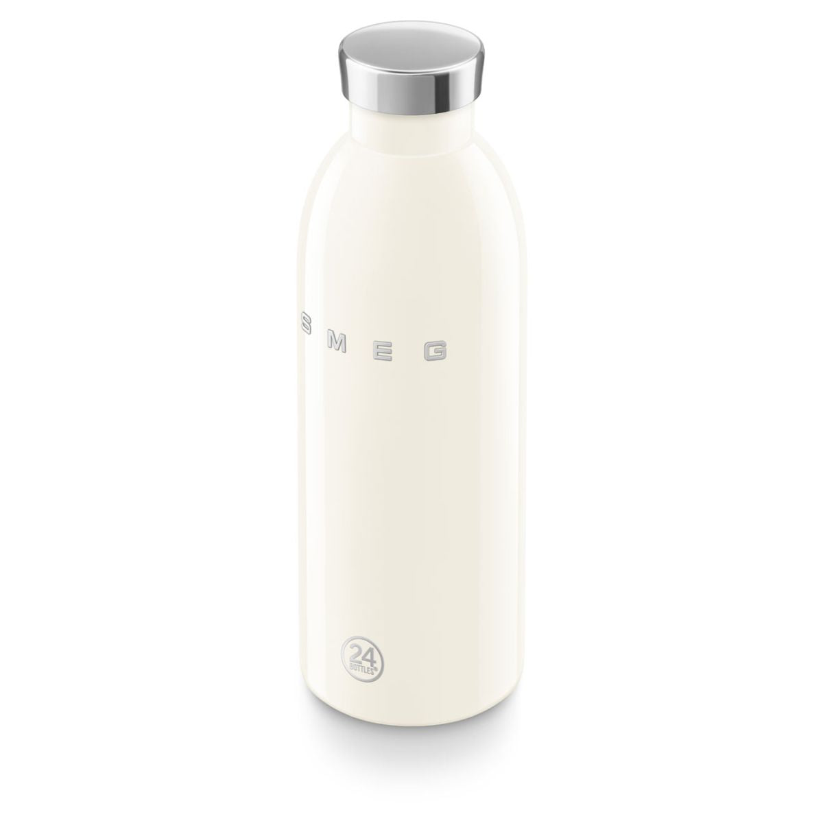 Bouteille isotherme inox crème 1L