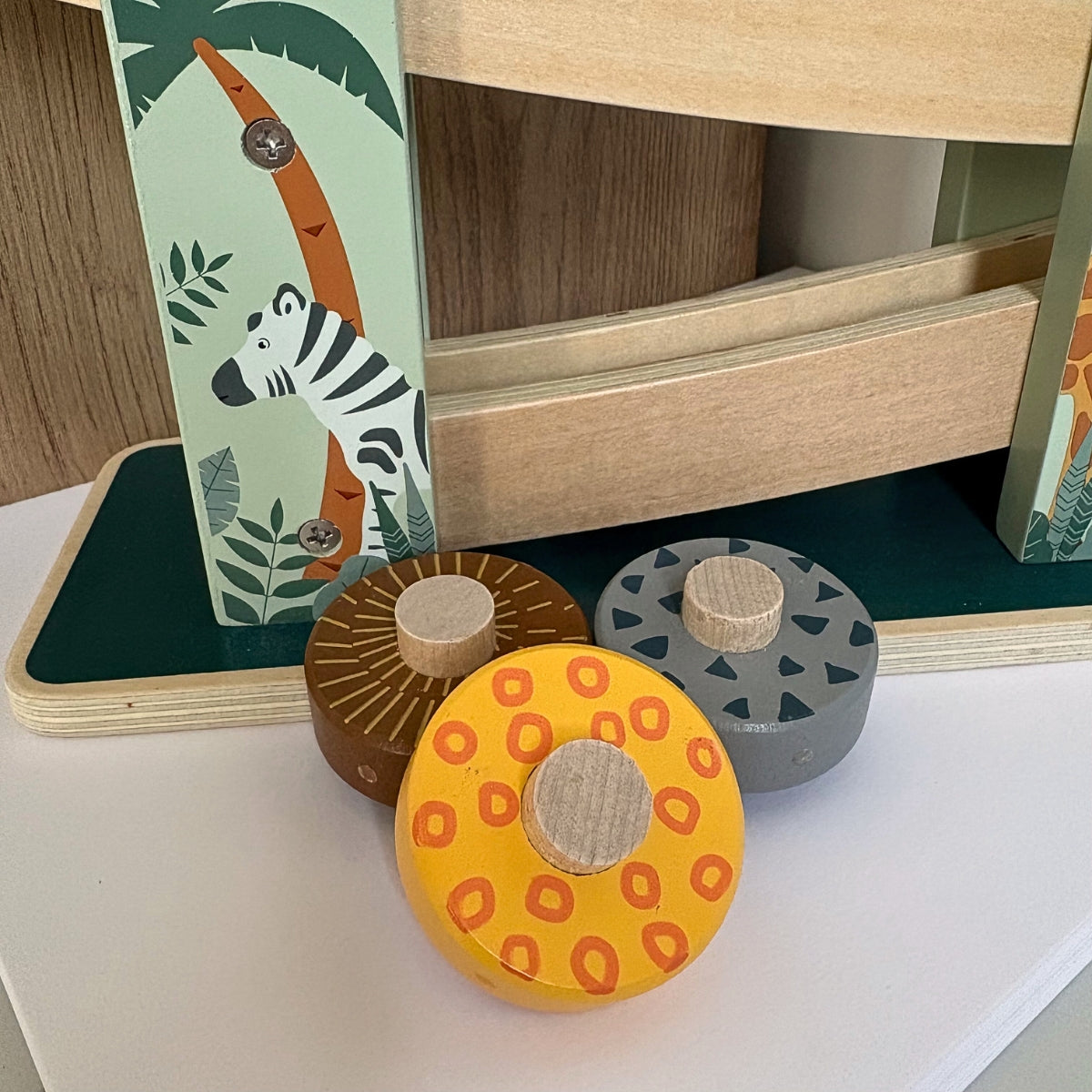 Circuit de course « Safari » en bois
