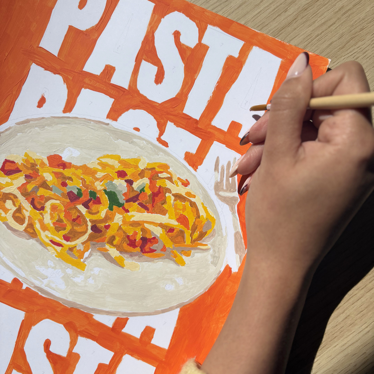 Peinture au numéro - Pasta