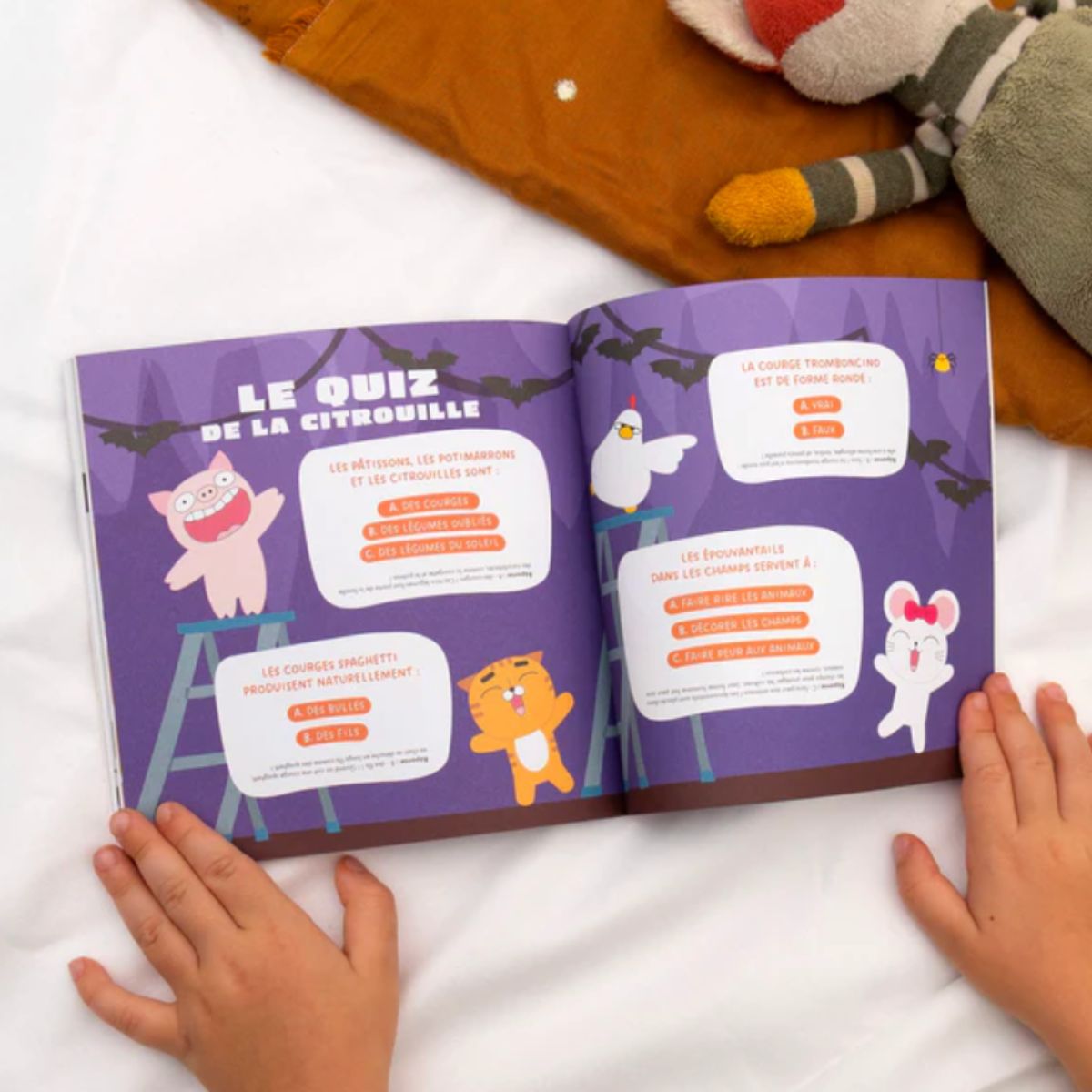 Petit livre pour enfants : Gribouille la citrouille