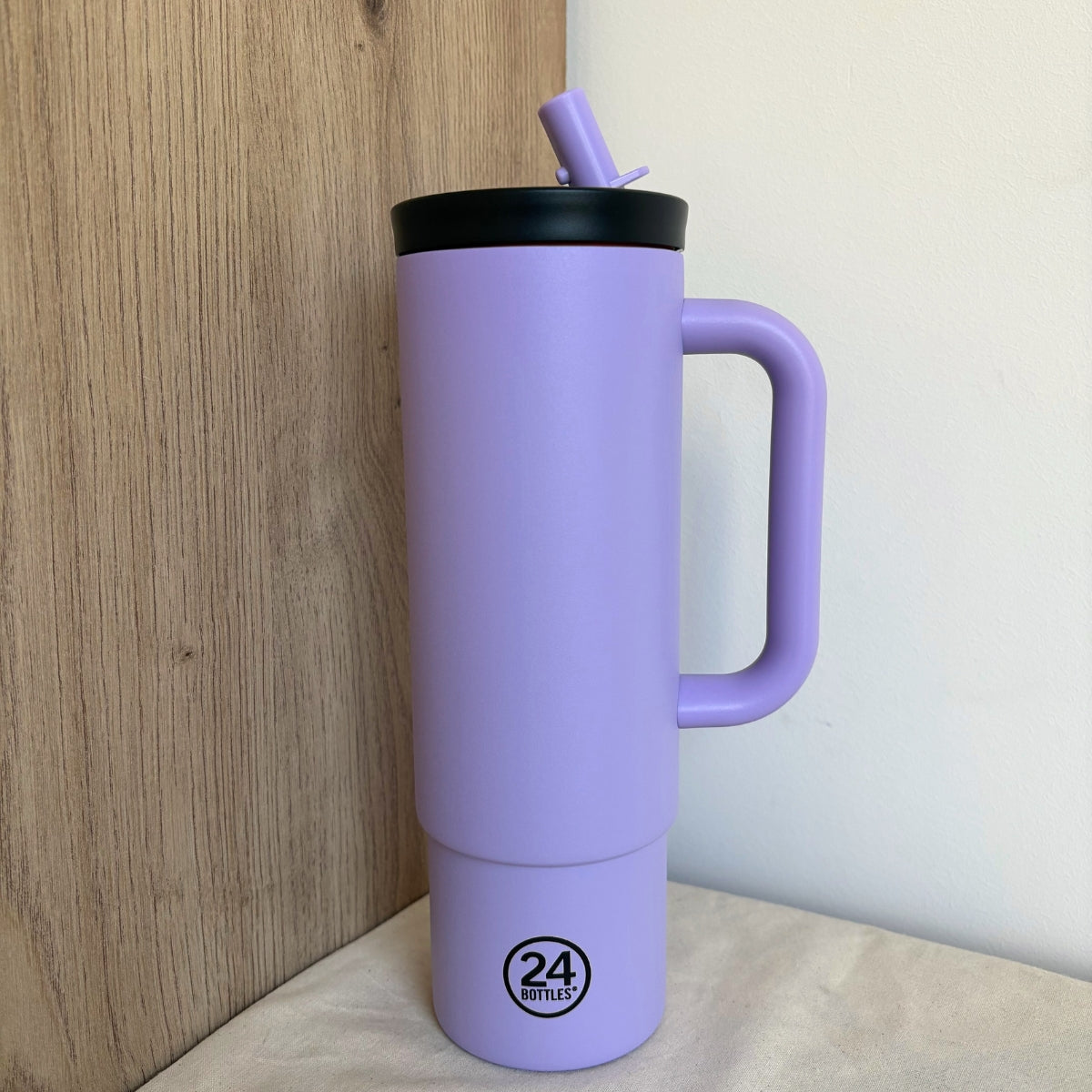 Straw cup isotherme avec poignée Erica 800 ml - 24 BOTTLES