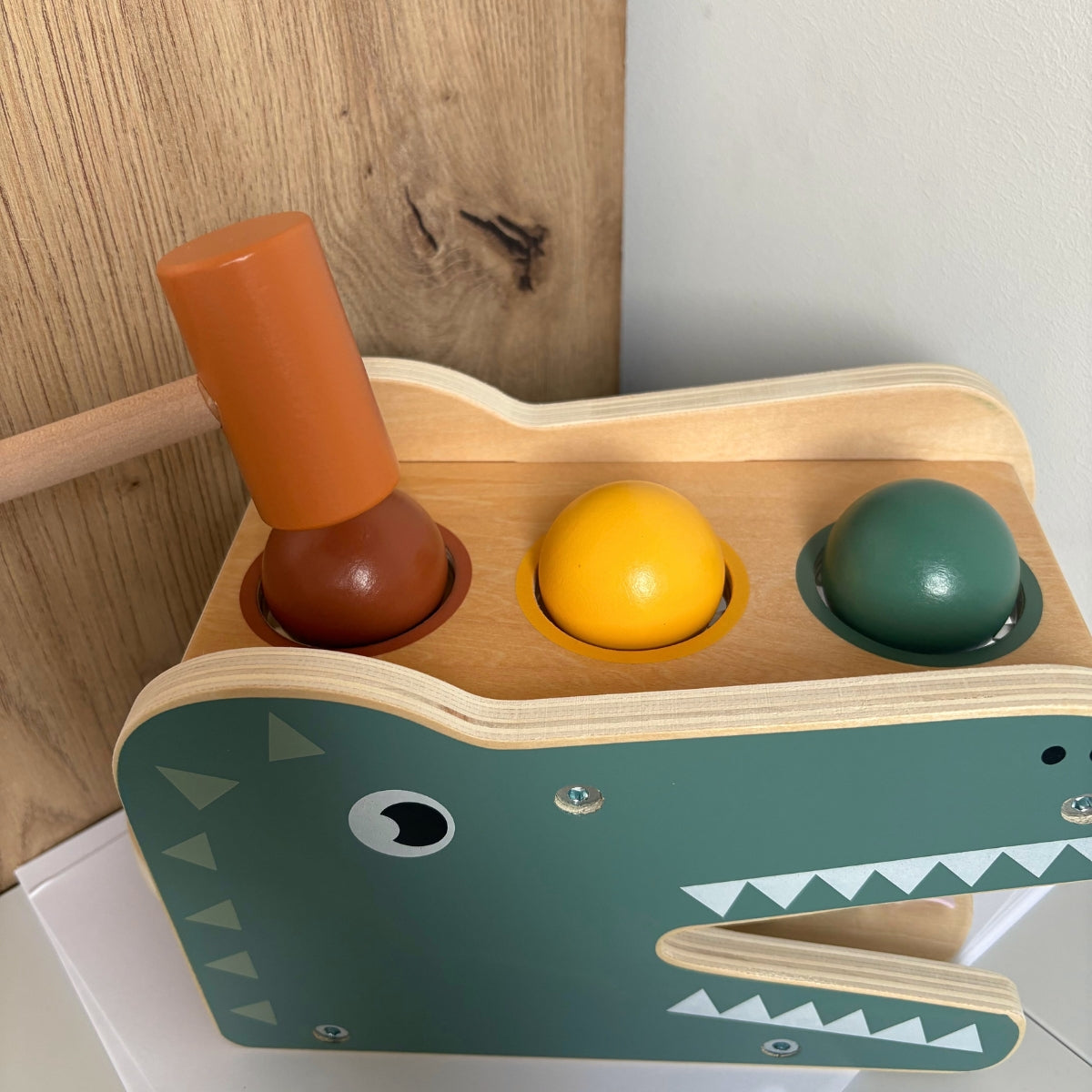 Banc à marteler avec xylophone « Safari » en bois